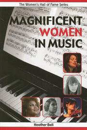 Cover of: Magnificent Women in Music A Women's Hall of Fame Series Book (Women's Hall of Fame)
