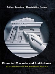 Cover of: Financial markets and institutions by Anthony Saunders