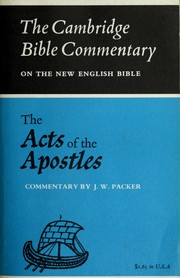 Cover of: Acts of the Apostles: commentary
