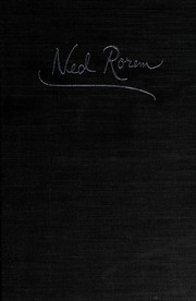 Cover of: The New York diary of Ned Rorem.