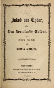 Cover of: Jakob von Tyboe, eller Den stortalende soldat