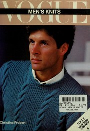 Cover of: Vogue men's knits (Vogue knitting library 5)