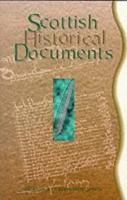 Cover of: Scottish Historical Documents