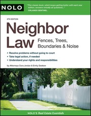 Cover of: Neighbor Law by Cora Jordan