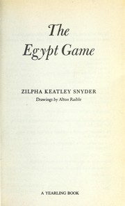 Cover of: Egypt Game