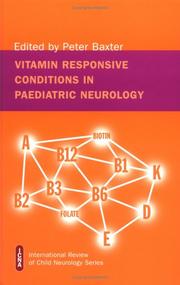 Vitamin responsive conditions in paediatric neurology