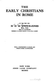 Cover of: The early Christians in Rome