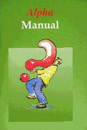 Cover of: Alpha Course Manual