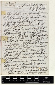 Correspondence by Ferdinand von Mueller