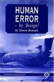 Cover of: Human Error