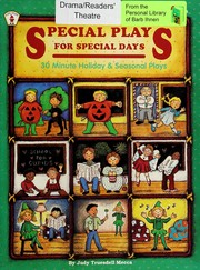 Cover of: Special plays for special days: 30 minute holiday & seasonal plays