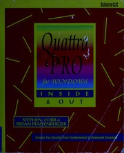 Cover of: Quattro Pro for Windows inside & out