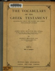Cover of: The Vocabulary Of The Greek Testament: Part 2