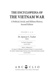The encyclopedia of the Vietnam War by Spencer Tucker
