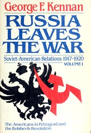 Cover of: Soviet-American relations, 1917-1920 by George Frost Kennan