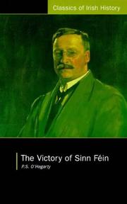 Cover of: The victory of Sinn Féin: how it won it and how it used it