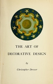 Cover of: The art of decorative design
