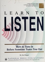 Cover of: Learn to listen