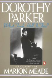 Cover of: Dorothy Parker by Marion Meade