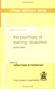 Seminars in the psychiatry of learning disabilities