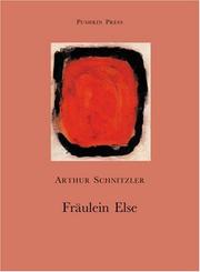 Fraulein Else by Arthur Schnitzler