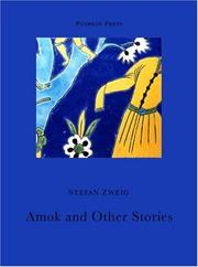 Amok and other stories by Stefan Zweig