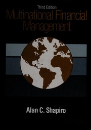 Cover of: Multinational financial management. by Alan C. Shapiro