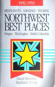 Cover of: Northwest best places by David Brewster