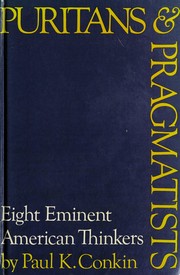 Cover of: Puritans and pragmatists: eight eminent American thinkers
