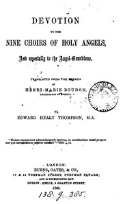 Cover of: Devotion To The Nine Choirs Of Holy Angels