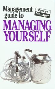 Cover of: The Management Guide to Managing Yourself: The Pocket Manager