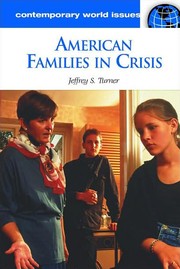 Cover of: American families in crisis: a reference handbook