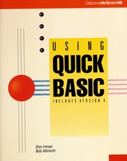 Cover of: Using QuickBASIC
