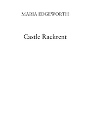 Cover of: Castle Rackrent by Maria Edgeworth