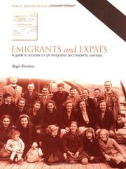 Emigrants and expats : a guide to sources on UK emigration and residents overseas