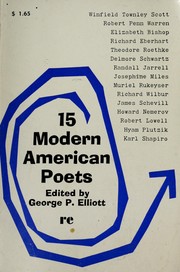 Cover of: Fifteen modern American poets.