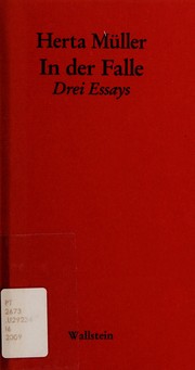 Cover of: In der Falle: drei essays