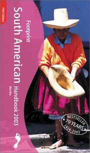 Cover of: Footprint South American Handbook 2003