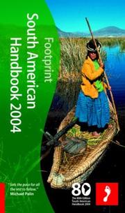 Cover of: Footprint 2004 South American Handbook (Footprint South American Handbook)