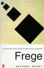 Cover of: Frege
