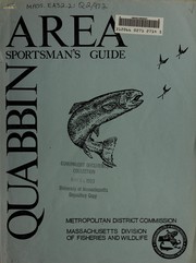 Cover of: Quabbin area sportsman's guide by Ellie Horwitz