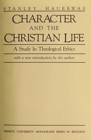 Cover of: Character and the Christian life