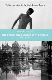 The desire and pursuit of the whole : a Venetian romance