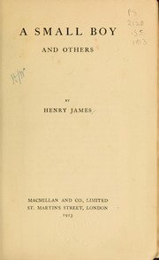 Cover of: A small boy and others