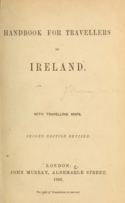 Cover of: Handbook for travellers in Ireland. by John Murray (Firm)