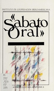 Cover of: Sábato oral