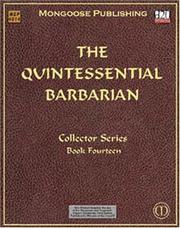 Cover of: The Quintessential Barbarian (Dungeons & Dragons d20 3.0 Fantasy Roleplaying) | Robert Schwalb