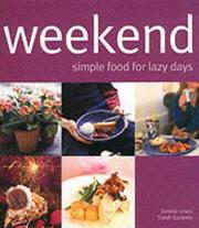 Weekend : simple food for lazy days