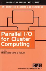 Parallel I/O for cluster computing