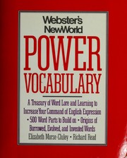 Cover of: Webster's New World power vocabulary by Elizabeth Morse-Cluley